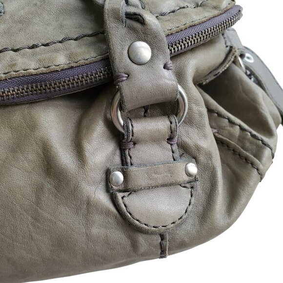 Lucky Brand Buttery Soft Leather Convertible Satchel Large Messenger Bag - Picture 7 of 16